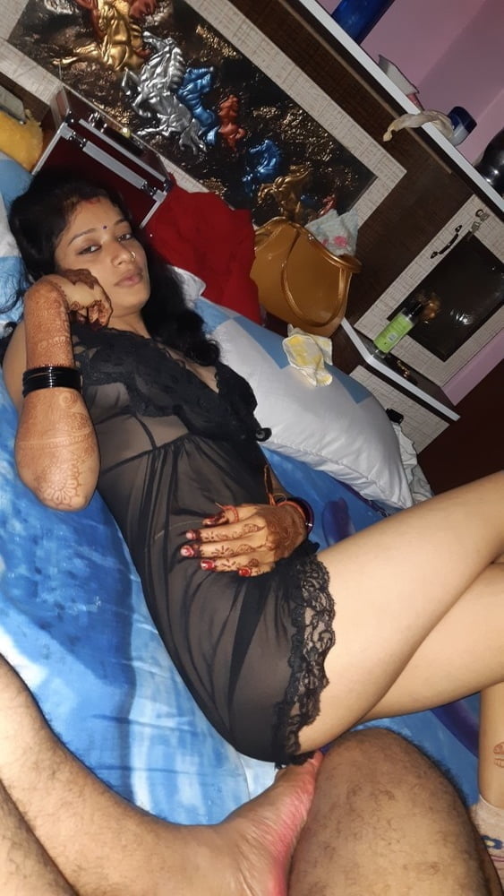 South Asian Wife in Nightie #91776977