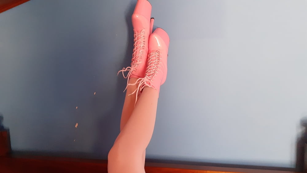 Pink Ankle Boots #106981807