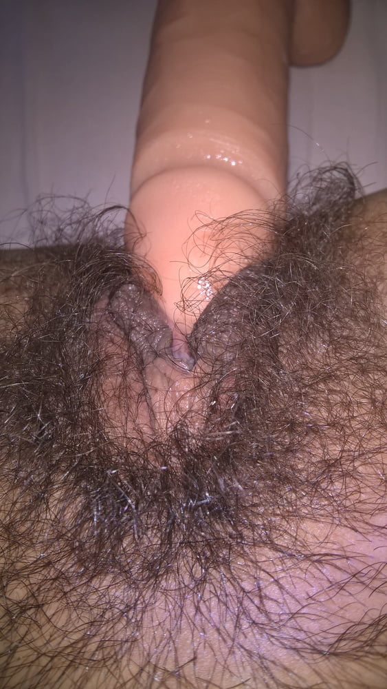 Hairy Mature Wife JoyTwoSex Selfies Big Dildo #106858736