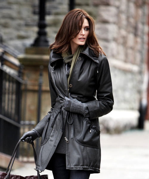 Manteau en cuir noir 6 - par redbull18
 #102111672