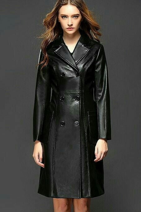 Black Leather Coat 6 - by Redbull18 #102111763