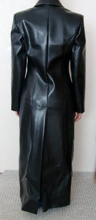 Black Leather Coat 6 - by Redbull18 #102111798