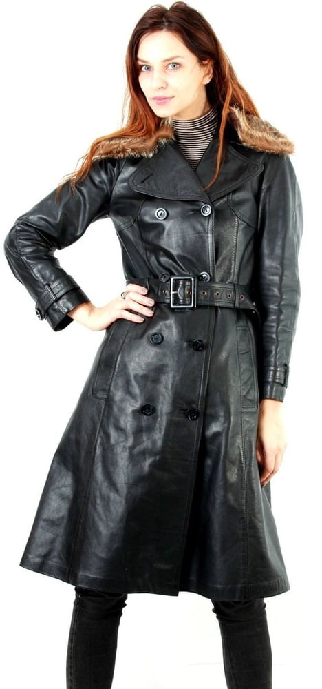 Black Leather Coat 6 - by Redbull18 #102111816