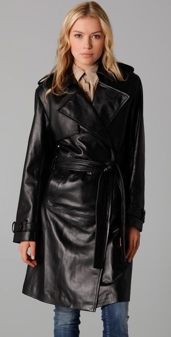 Black Leather Coat 6 - by Redbull18 #102111831
