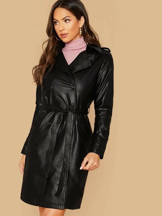 Black Leather Coat 6 - by Redbull18 #102111912