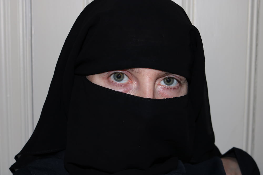 Burka niqab fishnet pantyhose
 #106605047