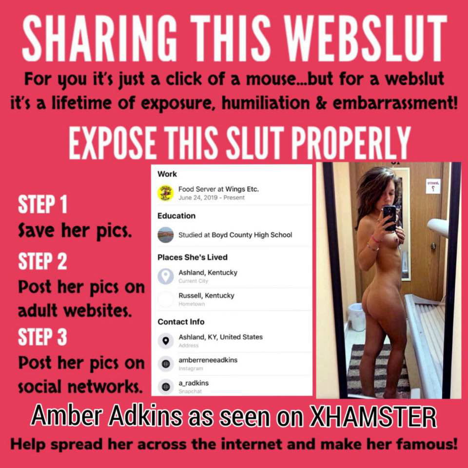 Amber renee adkins die ky cumslut
 #88338883