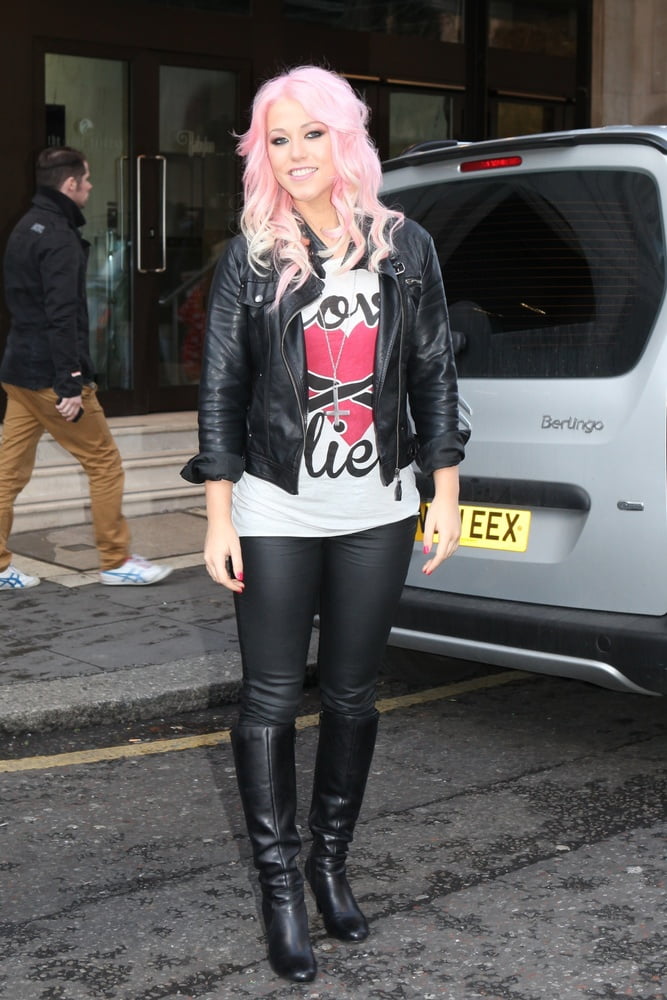 Female Celebrity Boots &amp; Leather - Amelia Lily #98437839