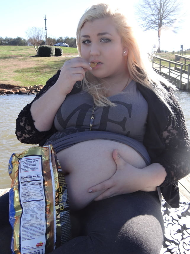 Cute Blonde with a Big Belly #102886359