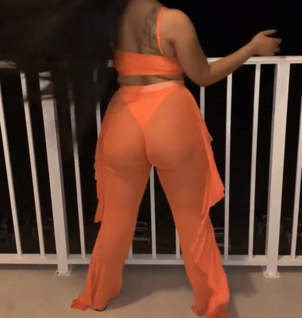 Orange Pants Orange Thong #93974760