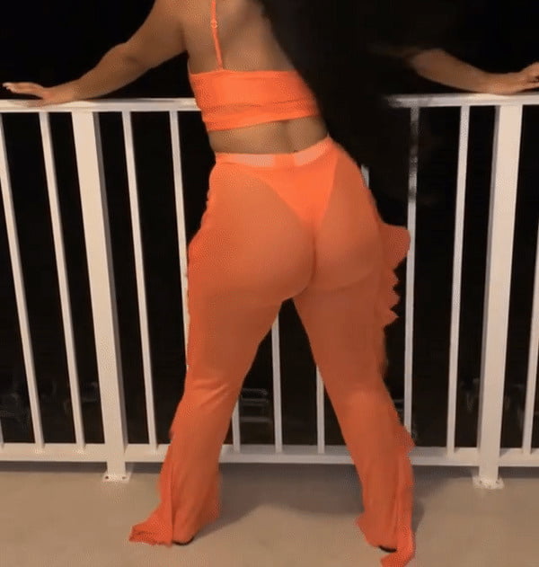 Orange Pants Orange Thong #93974800