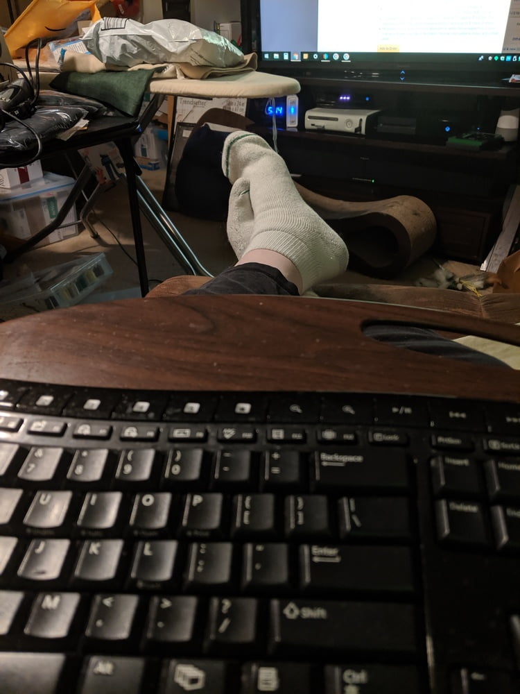 Mis calcetines blancos de tobillo
 #103460733