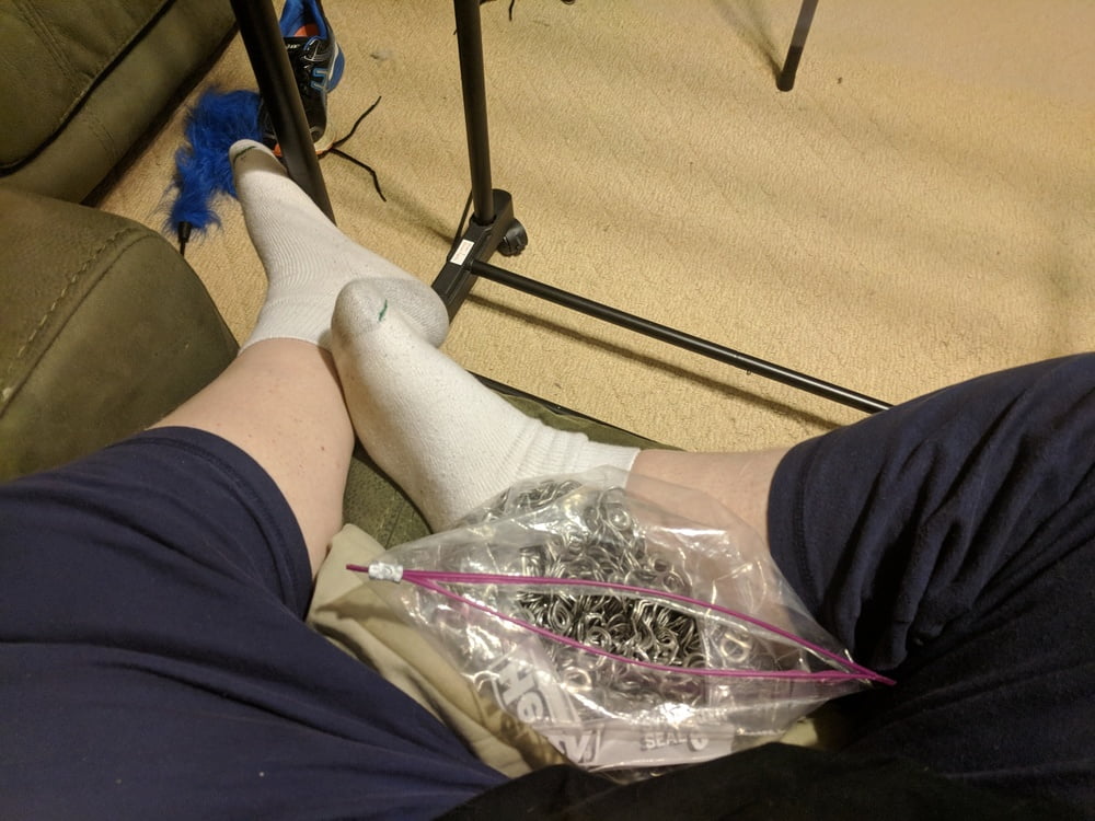 Mis calcetines blancos de tobillo
 #103460743