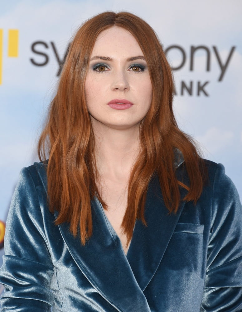 Karen Gillan - Blue dress #89441891