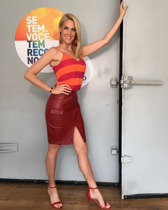 Red Leather Skirt 3 - By Redbull18 #100472997