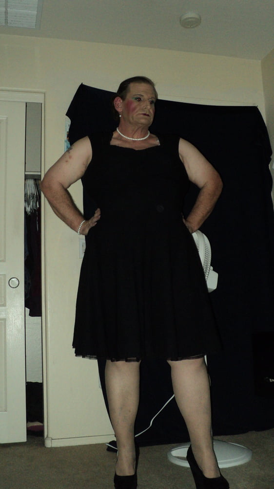 me in black 50s dress #107125357