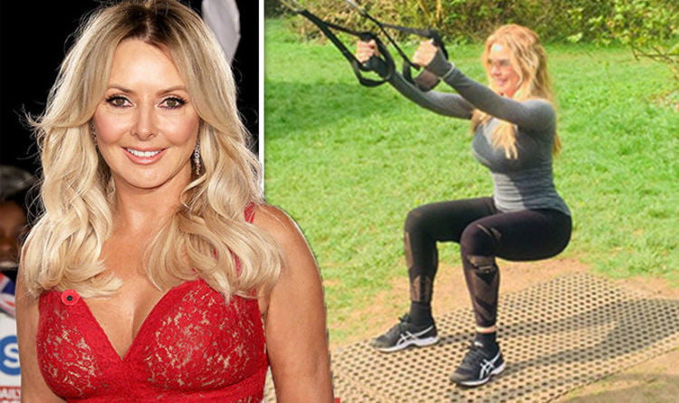 Carol Vorderman en leggings
 #88779078