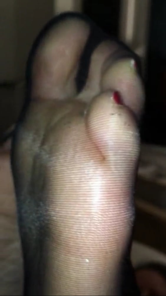 Delicious nylon toe spreading #100139960