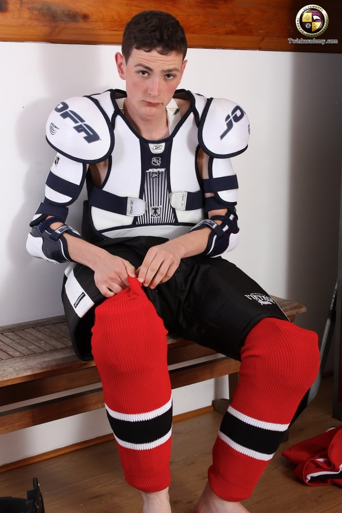 Caspar strips after the hockey game #106888134