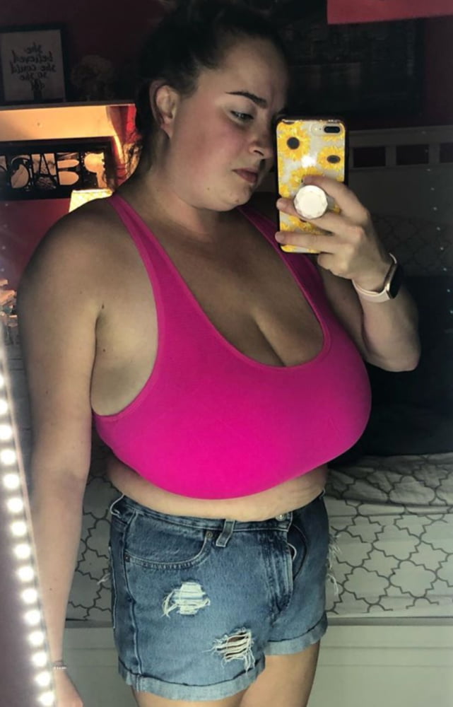 Big and huge tits, nipples, saggy, chubby, puffy, bra marks! #91925175