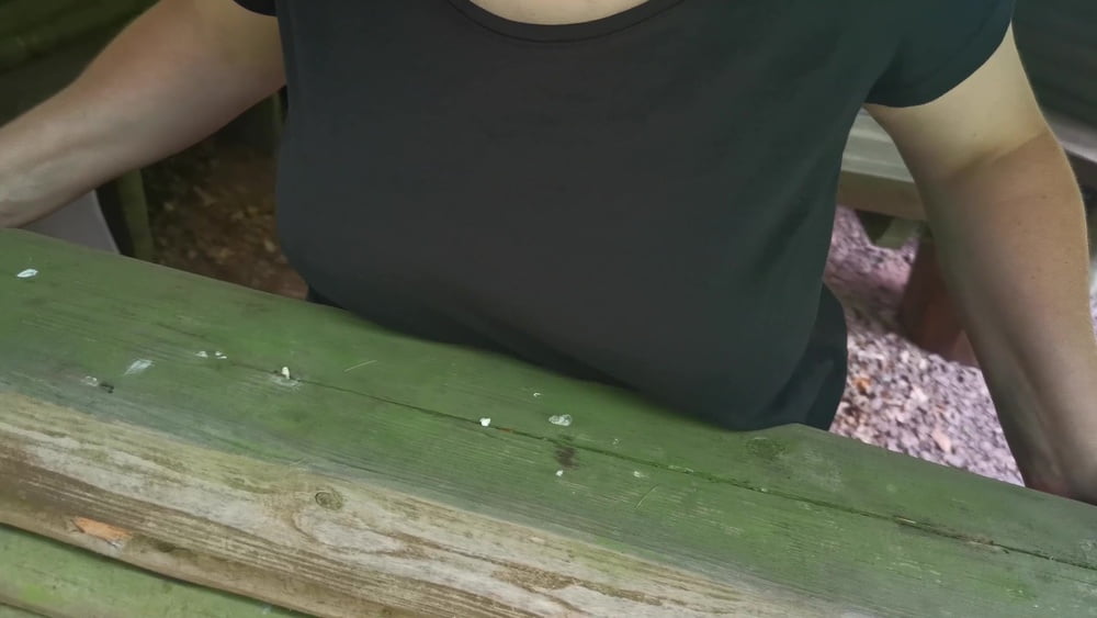 Slapping tits and ass in picnic hut #106728833