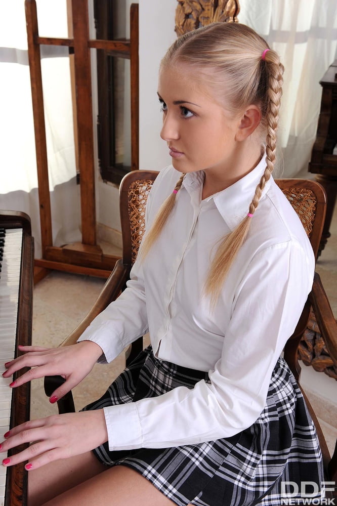 Cathy &amp; Kayla - naughty piano student #100536622
