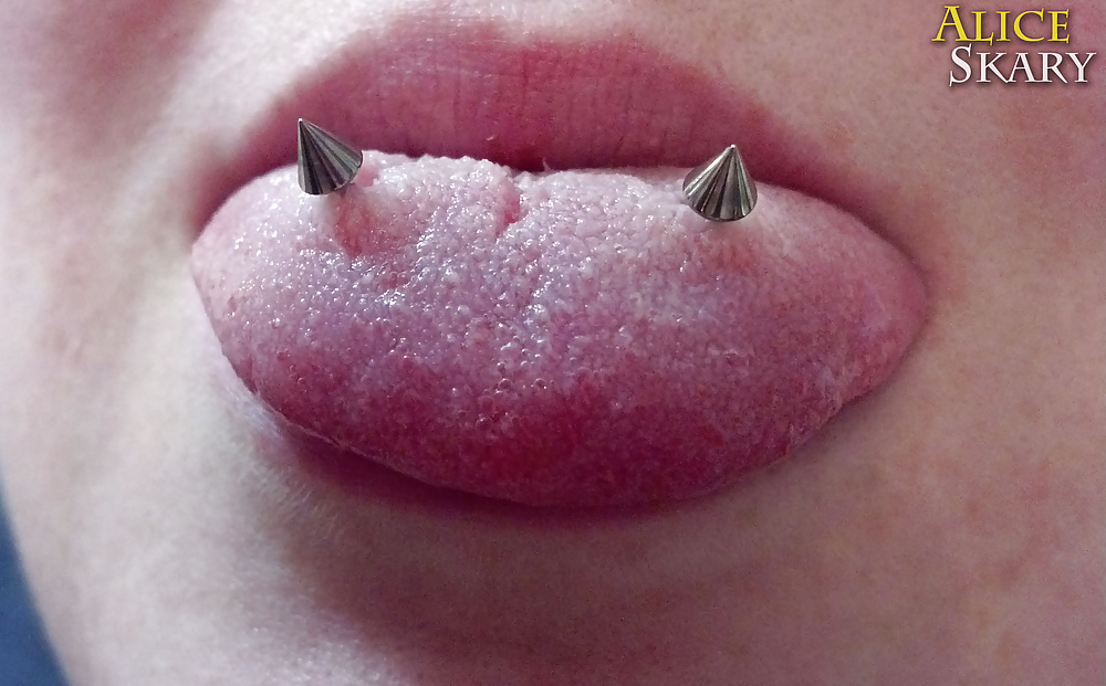 Tongue Fetish Oral Piercings #106717500