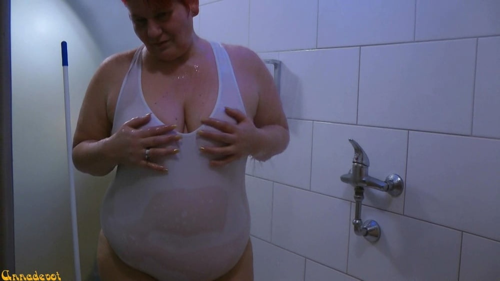 Transparent SWIMSUIT under the SHOWER #107302413