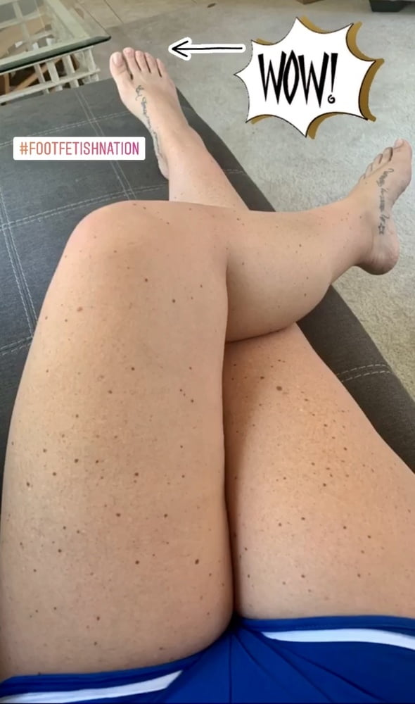 MY FLORIDA FOOT GODDESS WITH HER FRECKLES #88603954