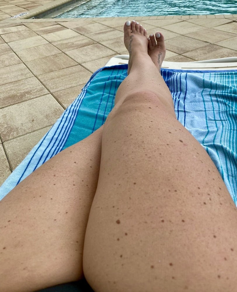 MY FLORIDA FOOT GODDESS WITH HER FRECKLES #88603965