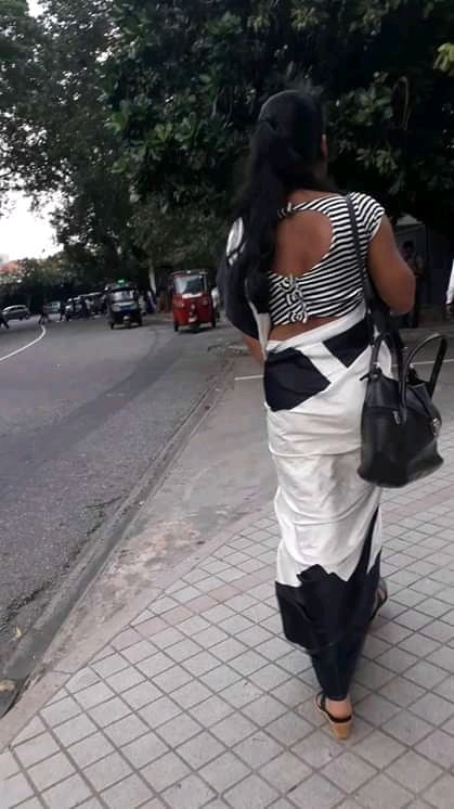 sl hot saree road capture fb 5 #81913427