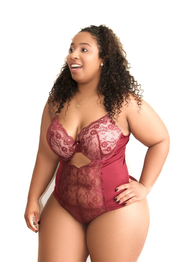 Plus Size Red Lingerie #87649535