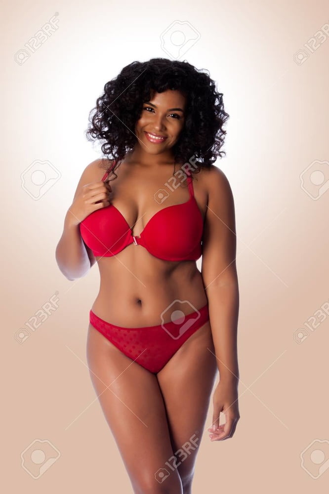 Plus Size Red Lingerie #87649576