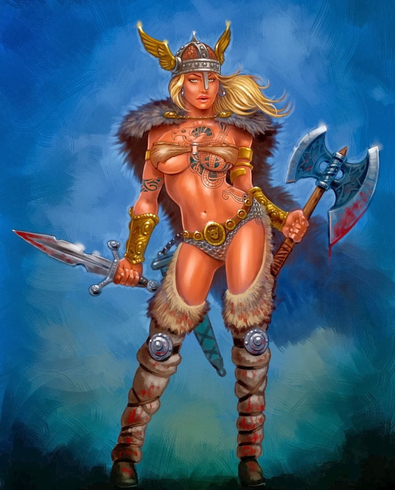 Erotische Fantasy-Kriegerinnen
 #88849618