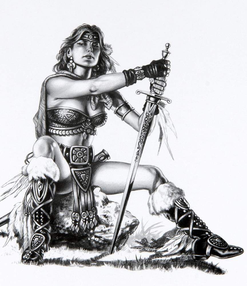 EROTIC FANTASY WARRIOR WOMEN #88849857