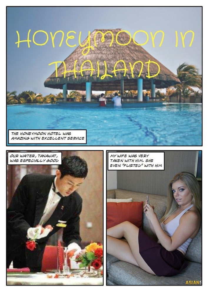 wife taken by thai stranger on honeymoon #96107517