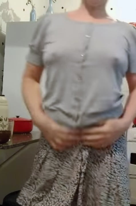Real sexy milf arround then house. Nipples and upskirt #82249840