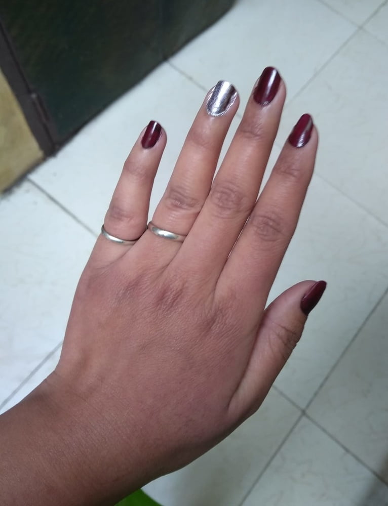 My wife's long nails
 #96180480