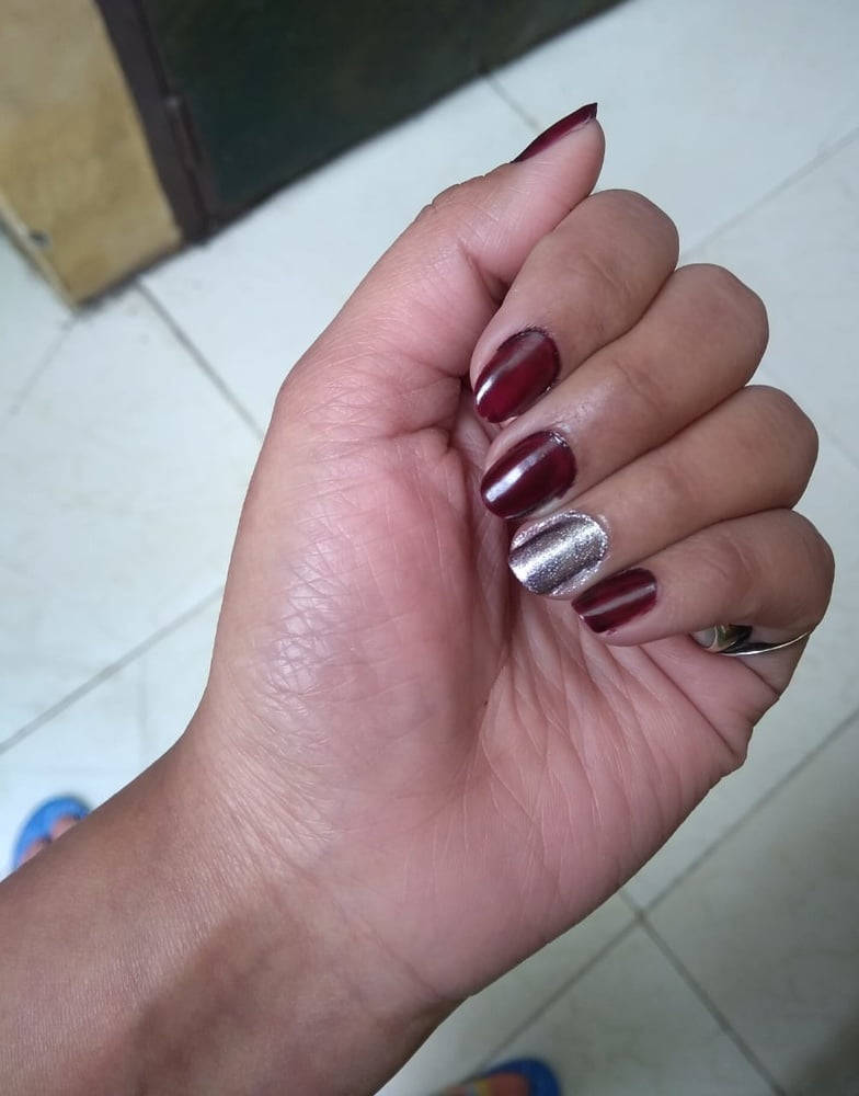 My wife's long nails
 #96180483