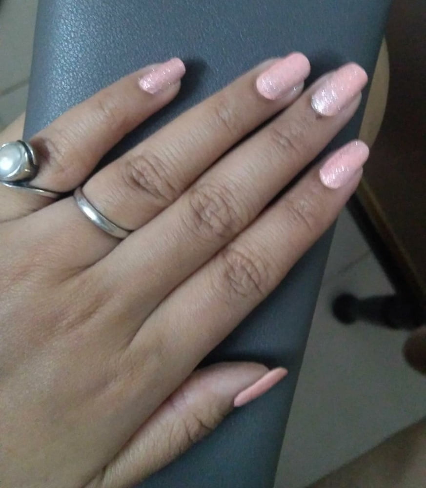 My wife's long nails
 #96180498