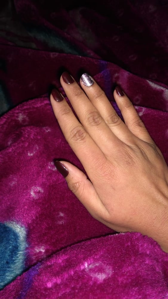 My wife's long nails
 #96180504