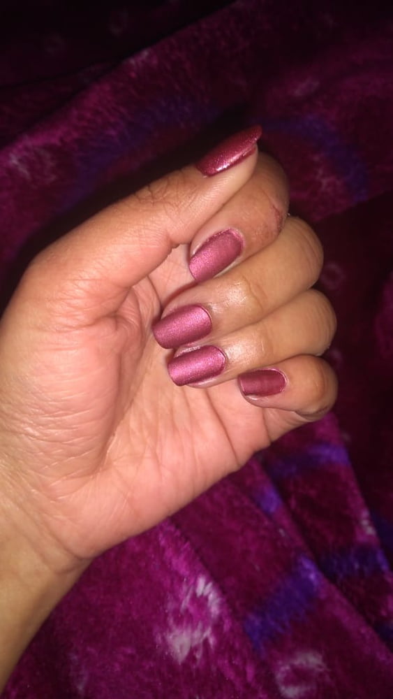 My wife's long nails
 #96180522