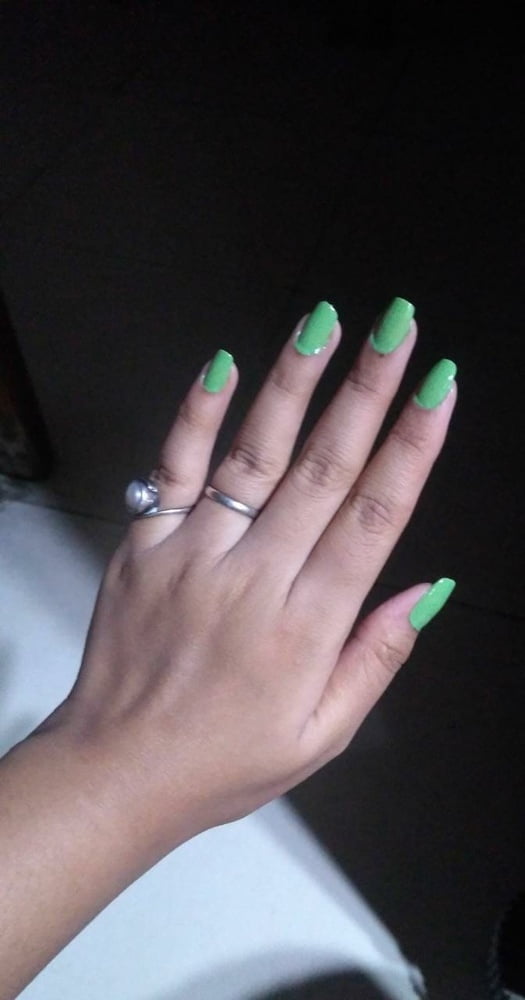 My wife's long nails
 #96180543