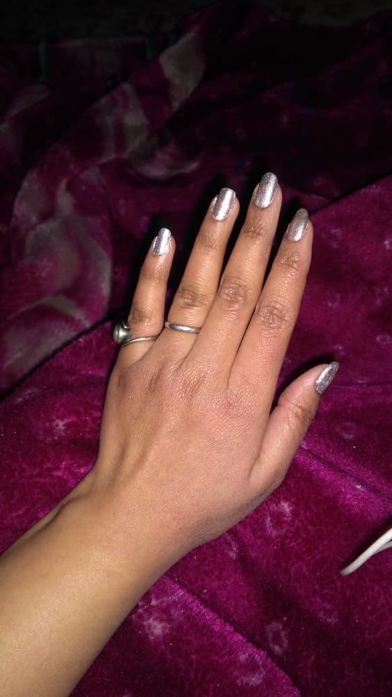 My wife's long nails
 #96180551