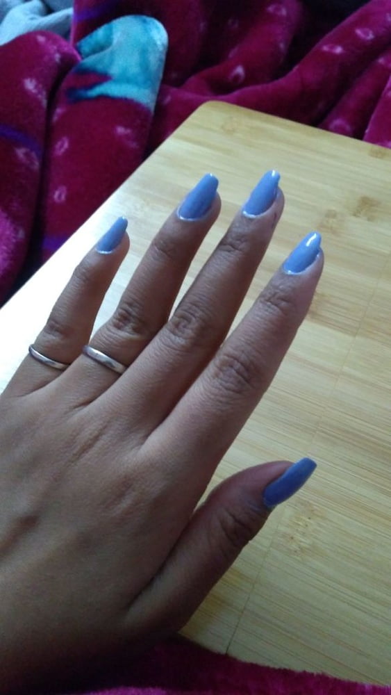 My wife's long nails
 #96180560