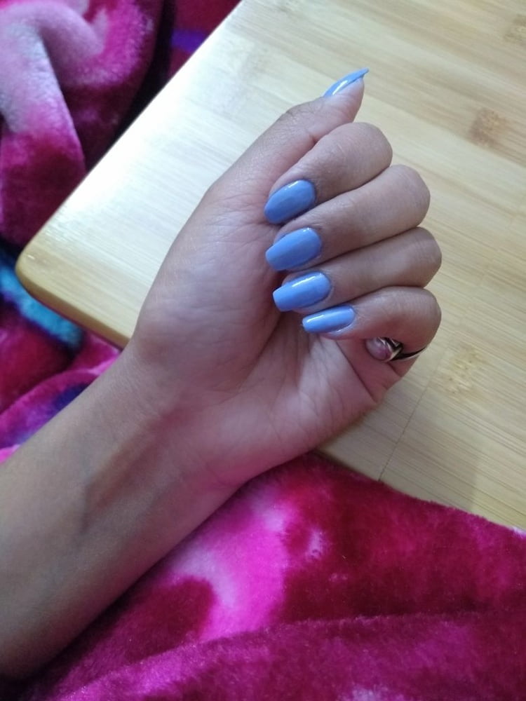 My wife's long nails
 #96180566