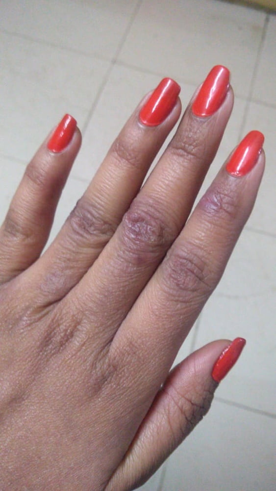 My wife's long nails
 #96180581