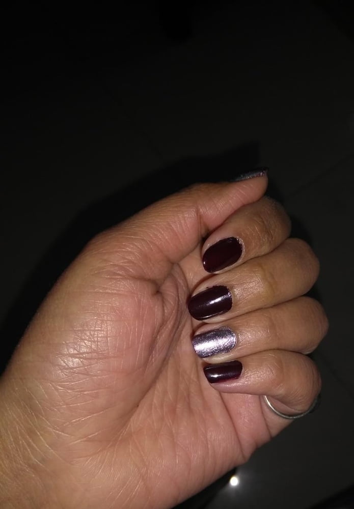 My wife's long nails
 #96180587