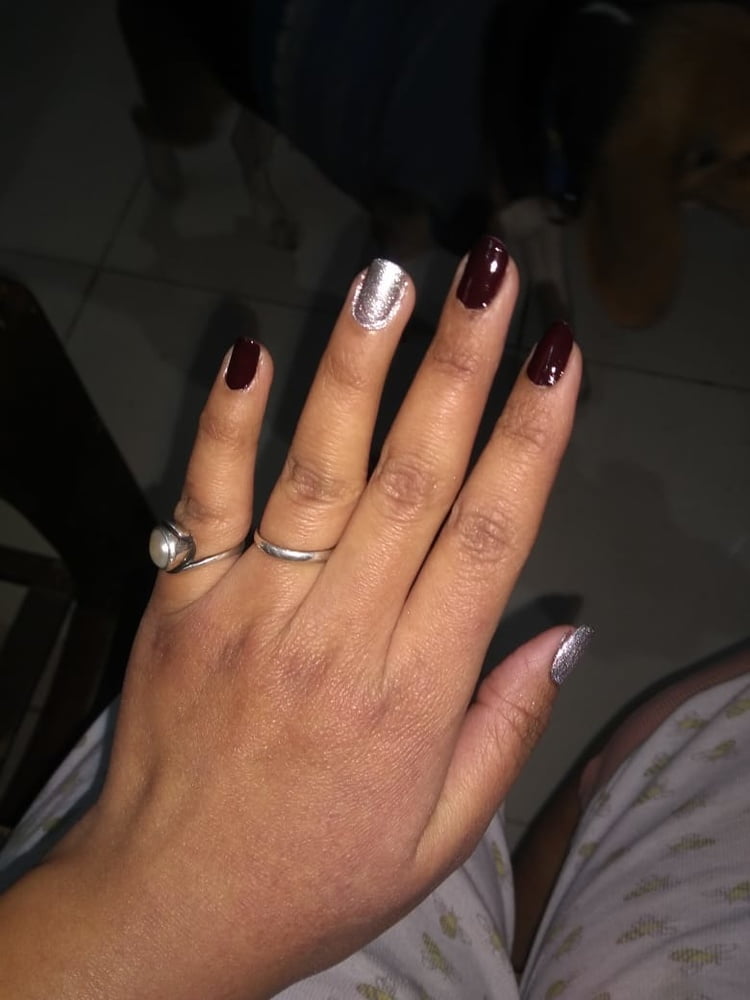 My wife's long nails
 #96180593