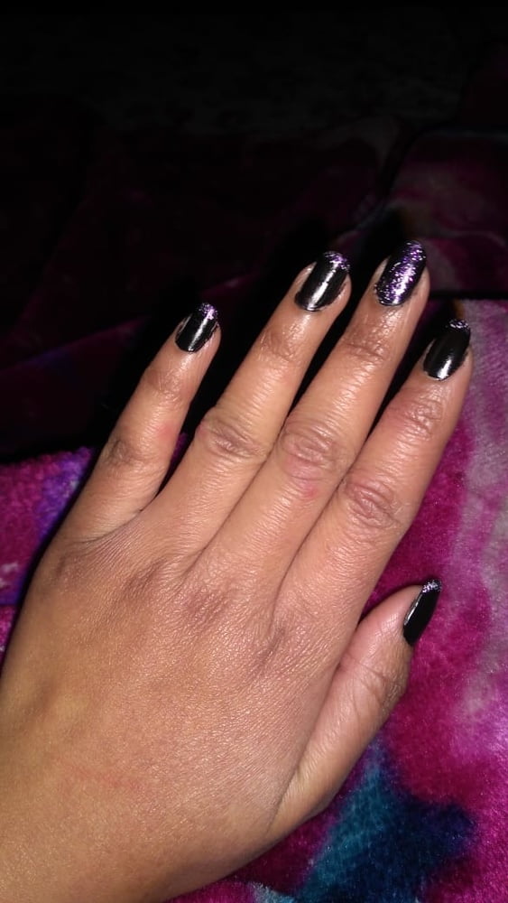 My wife's long nails
 #96180605